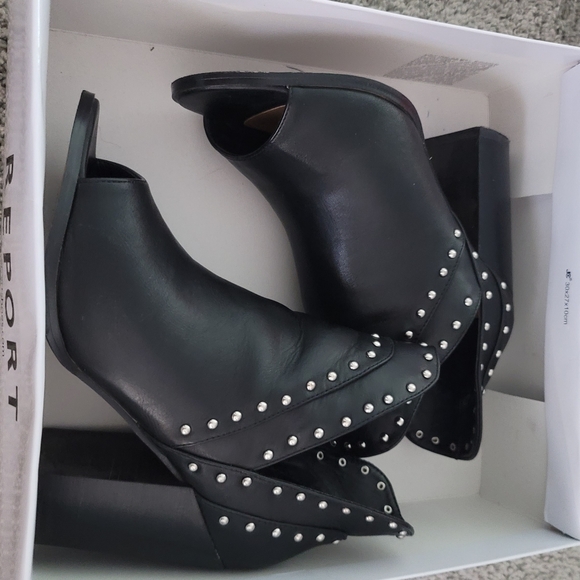 Studded PeepToe Booties - Picture 2 of 5